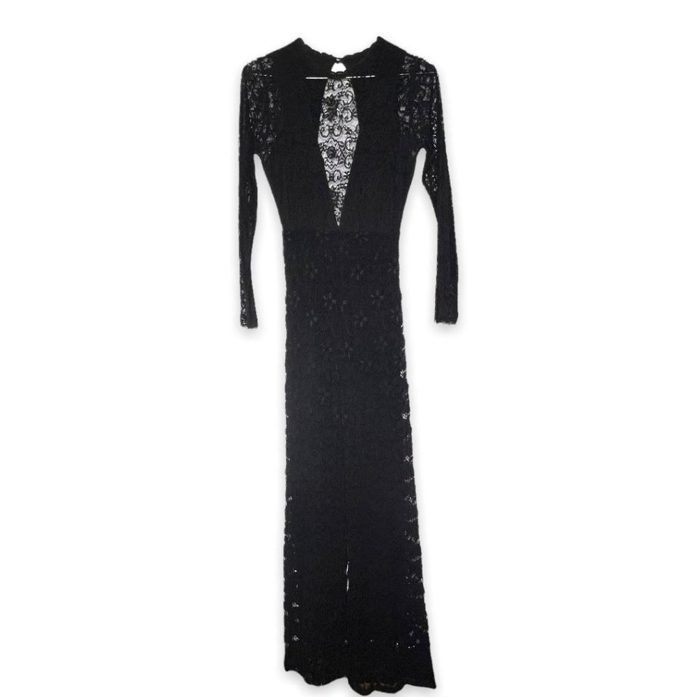 Nightcap Clothing Serata Jumpsuit Lace Black Size L - Picture 6 of 10